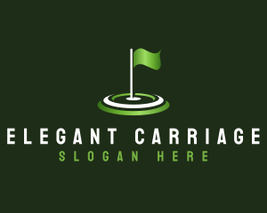 Flag Golf Sports logo design