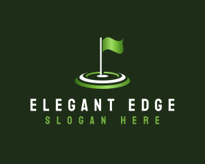 Flag Golf Sports logo design