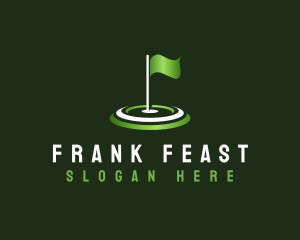 Flag Golf Sports logo design