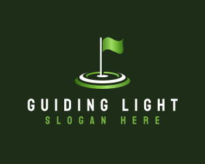 Flag Golf Sports logo design