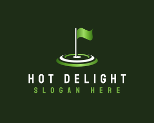 Flag Golf Sports logo design