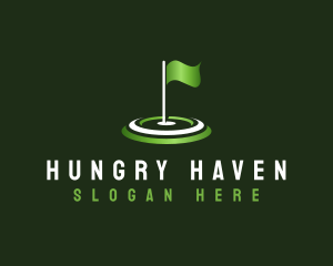 Flag Golf Sports logo design