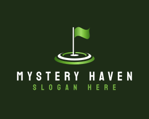 Flag Golf Sports logo design