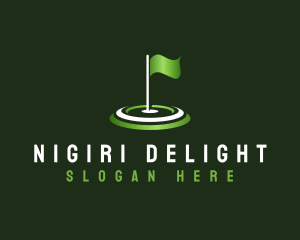 Flag Golf Sports logo design