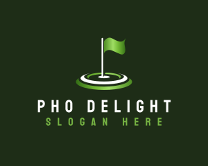 Flag Golf Sports logo design