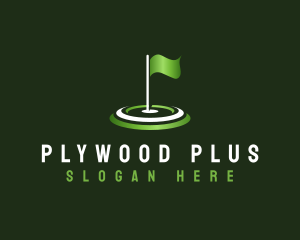 Flag Golf Sports logo design