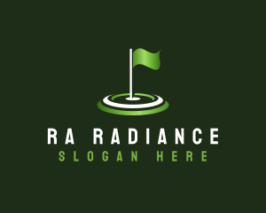 Flag Golf Sports logo design