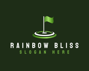 Flag Golf Sports logo design