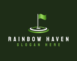 Flag Golf Sports logo design