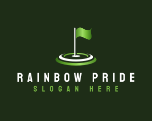 Flag Golf Sports logo design