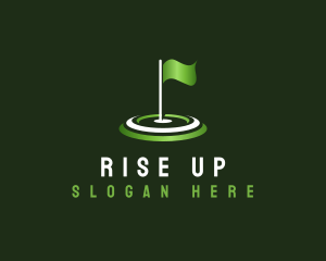 Flag Golf Sports logo design