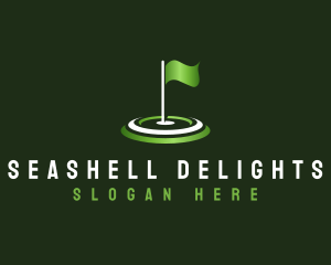 Flag Golf Sports logo design