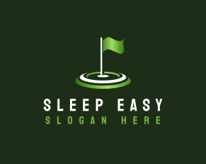 Flag Golf Sports logo design