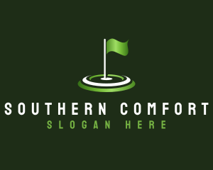 Flag Golf Sports logo design