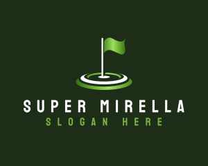 Golf Contest - Flag Golf Sports logo design