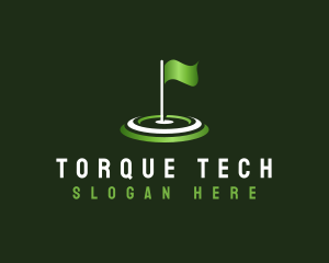 Flag Golf Sports logo design