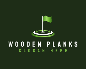 Flag Golf Sports logo design