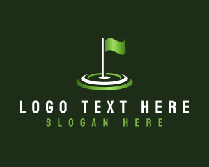 Golf Contest - Flag Golf Sports logo design