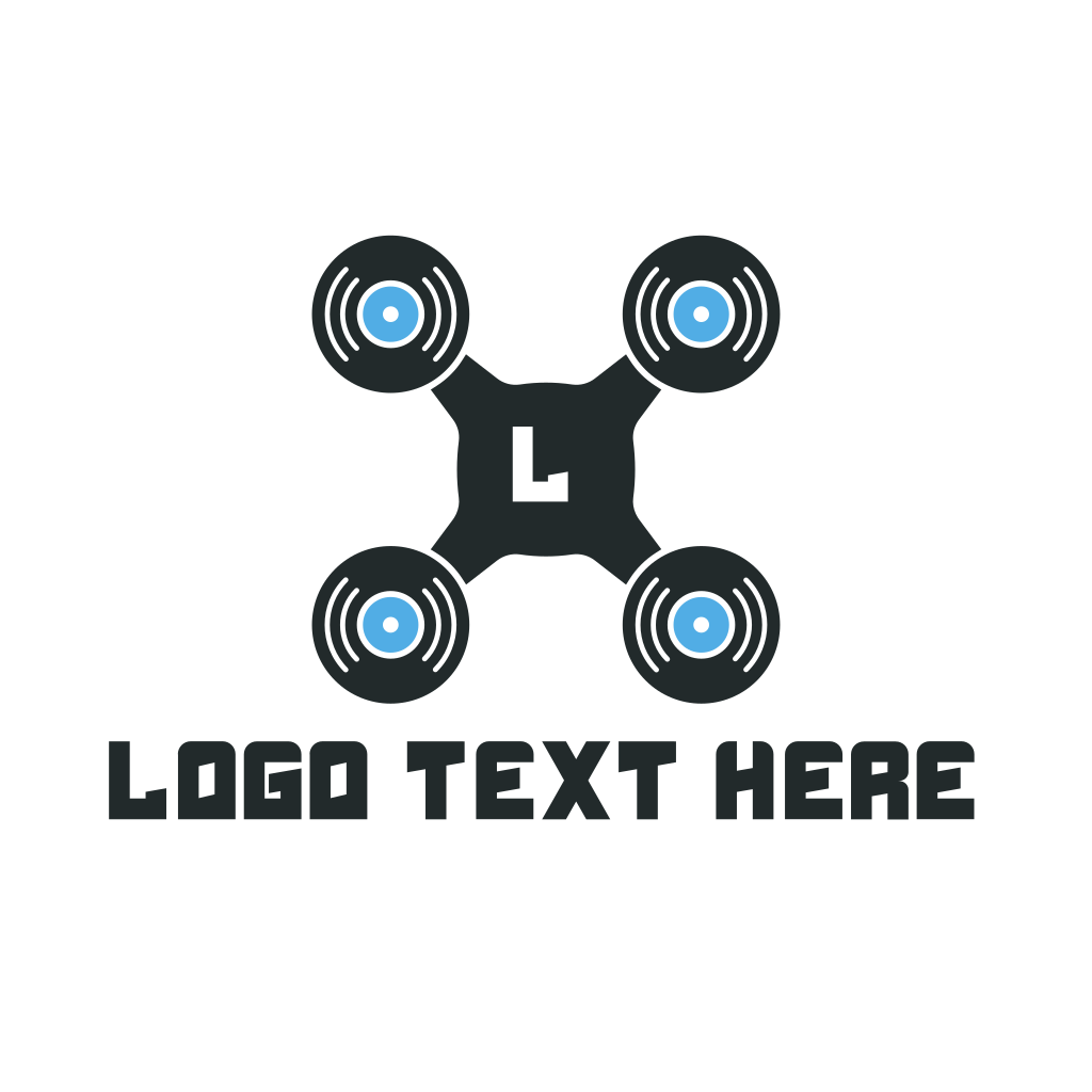 Vinyl Drone Logo | BrandCrowd Logo Maker