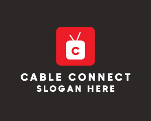 Cable - Digital Television Antenna logo design
