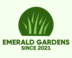 Green Grass Garden  logo design