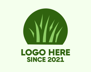 Eco Friendly - Green Grass Garden logo design