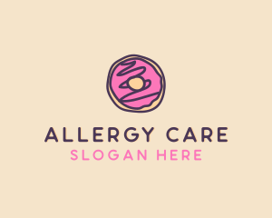 Handmade Sweet Donut Doughnut logo design