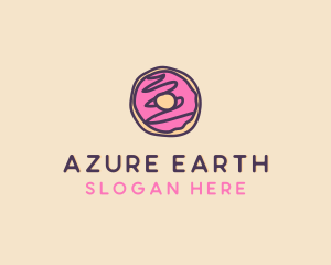 Handmade Sweet Donut Doughnut logo design