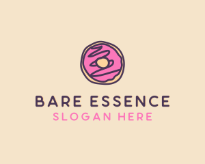 Handmade Sweet Donut Doughnut logo design