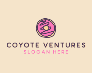 Handmade Sweet Donut Doughnut logo design