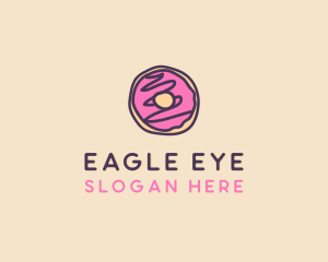 Handmade Sweet Donut Doughnut logo design