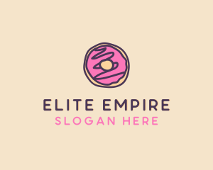 Handmade Sweet Donut Doughnut logo design