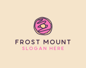 Handmade Sweet Donut Doughnut logo design