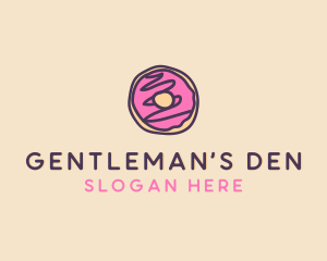 Handmade Sweet Donut Doughnut logo design