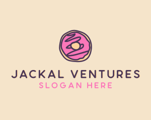 Handmade Sweet Donut Doughnut logo design