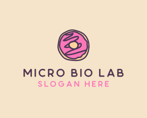 Handmade Sweet Donut Doughnut logo design