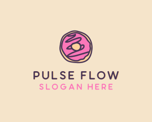 Handmade Sweet Donut Doughnut logo design