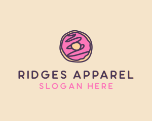 Handmade Sweet Donut Doughnut logo design