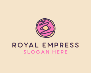 Handmade Sweet Donut Doughnut logo design