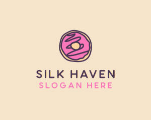 Handmade Sweet Donut Doughnut logo design