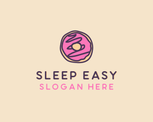 Handmade Sweet Donut Doughnut logo design