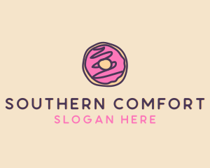 Handmade Sweet Donut Doughnut logo design