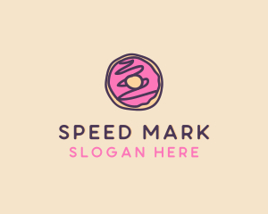 Handmade Sweet Donut Doughnut logo design