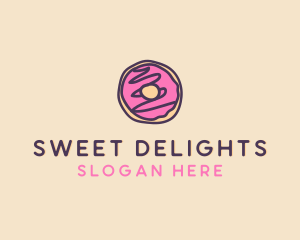 Pastries - Handmade Sweet Donut Doughnut logo design