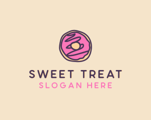 Donut - Handmade Sweet Donut Doughnut logo design