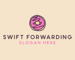 Handmade Sweet Donut Doughnut logo design