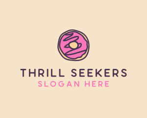 Handmade Sweet Donut Doughnut logo design