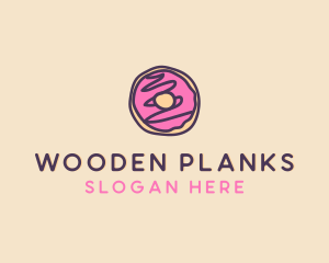 Handmade Sweet Donut Doughnut logo design