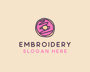 Handmade Sweet Donut Doughnut logo design