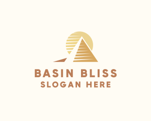 Egypt Pyramid Landmark logo design